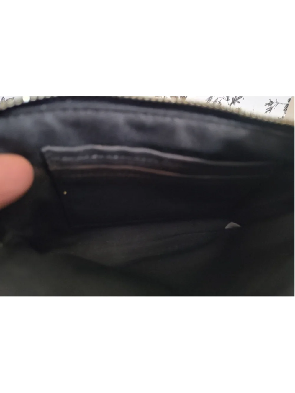 Women's Coach Wristlet One Size Brown Blue Floral Print Clutch